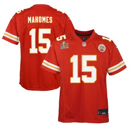 Youth Kansas City Chiefs Patrick Mahomes Nike Red Super Bowl LIX Game Player Jersey